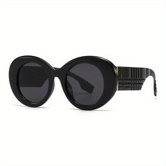 Men's Large Frame Tortoise Shell Round Sunglasses
