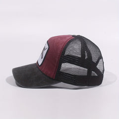 Unicorn Embroidery Patch Baseball Cap Sun Shading Mesh Cap