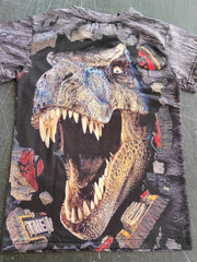3D Dinosaur T Shirt for Kids Fun Graphic Stretchy Short Sleeves Unisex