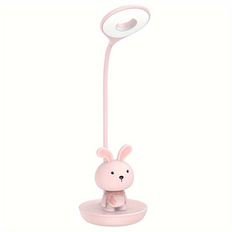 Kids Cartoon LED Lamp Rechargeable Eye Protection
