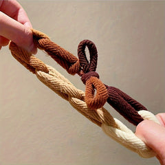 Elastic Braided Bow Hair Band Sweet Headwear