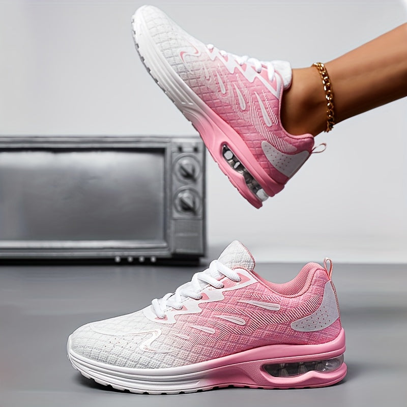 Gradient Air Cushion Running Shoes Non Slip Outdoor Sneakers