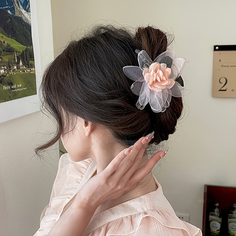 Rose Hair Grab Clip Girls Hair Accessories