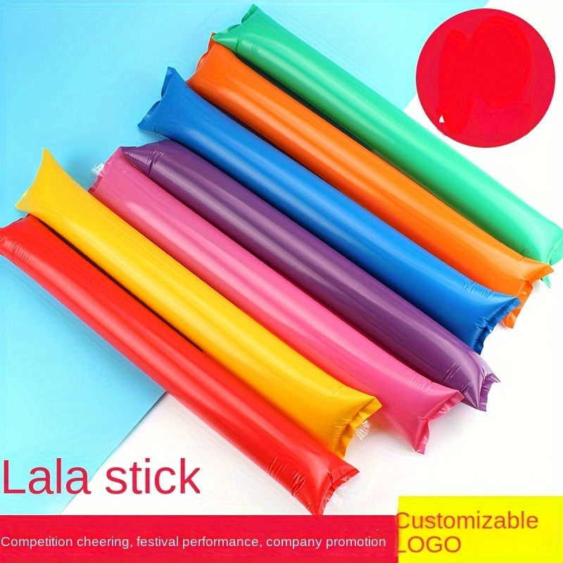 10pcs Inflatable Cheerleading Rod Handheld Balloons School Sports Meeting Prop