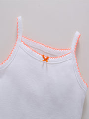 5pcs Infant Cami Romper Cotton Bodysuits Baby Girls Toddler Summer Clothes