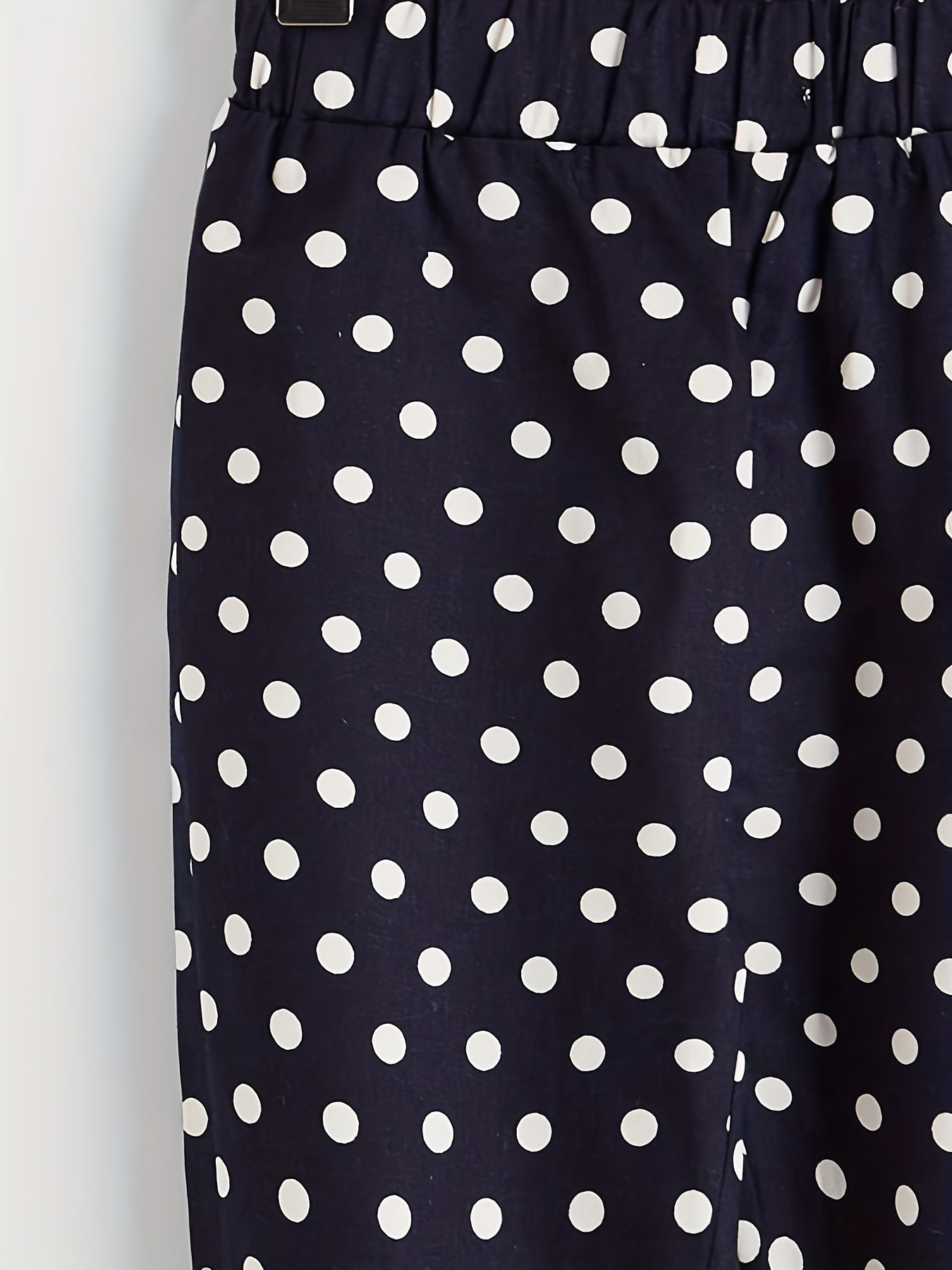 Toddler Girls Polka Dot Elastic Waist Casual Pants