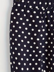 Toddler Girls Polka Dot Elastic Waist Casual Pants