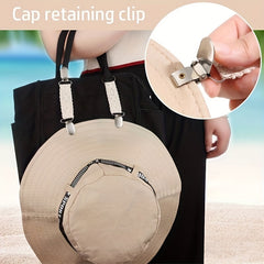 Minimalist Knitted Hat Clip Lightweight Reusable Clip For Shoulder Bag