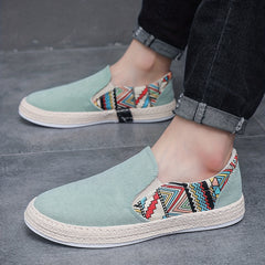 Men's Slip-On Espadrilles Loafers Canvas Sneakers