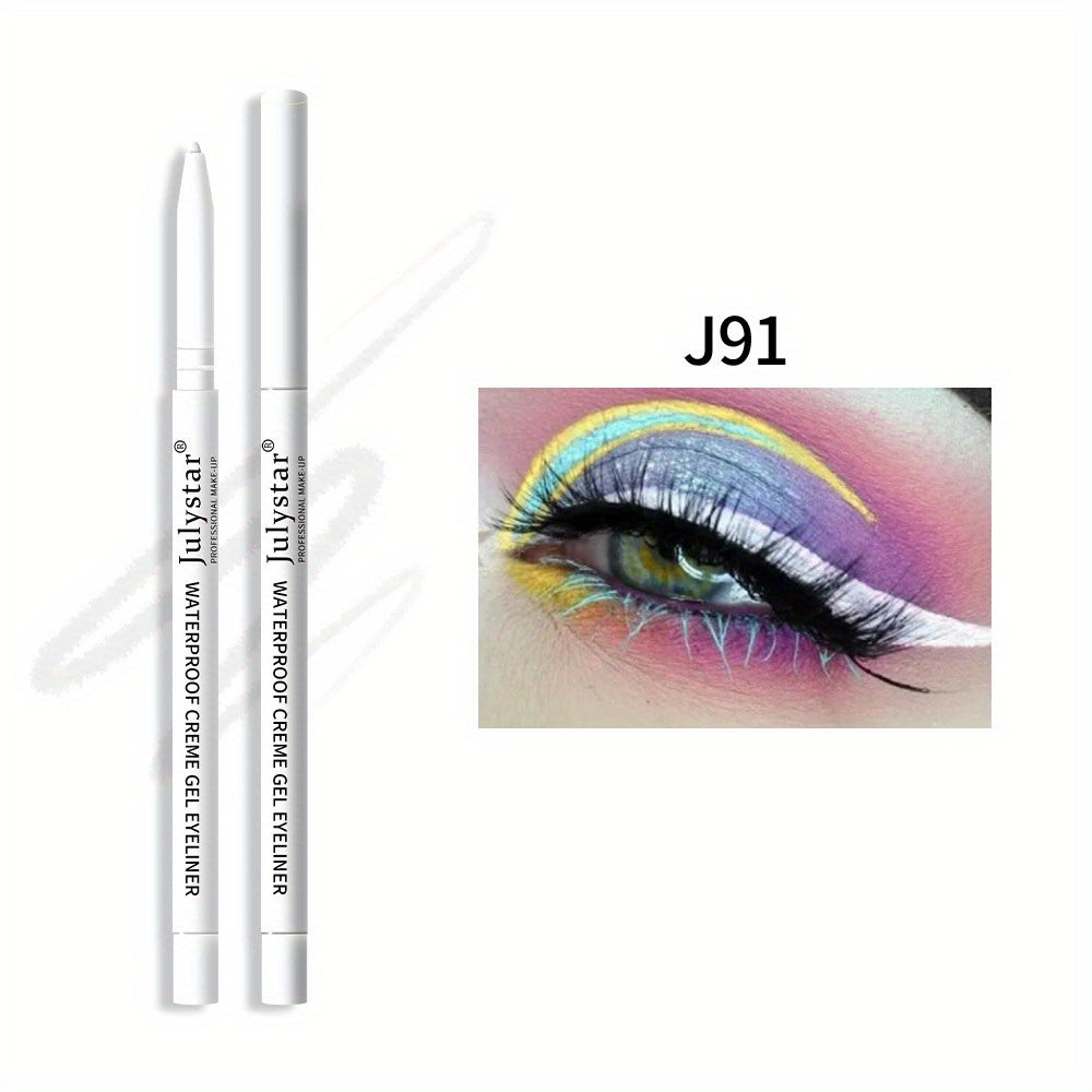 Fluorescent Eyeliner Pen Waterproof Luminous Long Lasting Matte