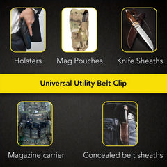 Quick Pull Waist Clip for K Sheath Tool Flashlight