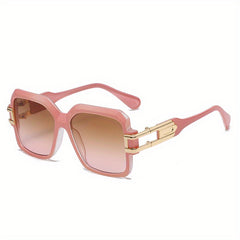 Men's Vintage Rectangle Sunglasses UV Protection Sun Glasses