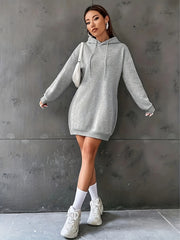 Women's Plus Long Sleeve Drawstring Hoodie