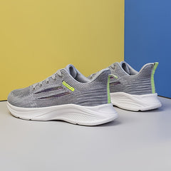Men's Striped Mesh Breathable Running Shoes