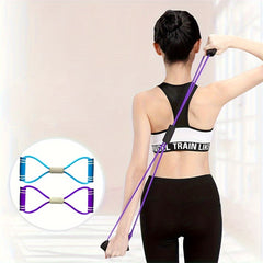 3pcs 8 Shaped Resistance Band Yoga Pilates Workout Exercise