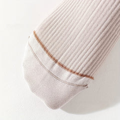 5 Pairs Ribbed Ankle Socks Soft Lightweight Low Cut Women's Stockings