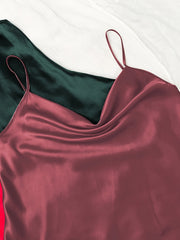 6 Pack Plus Size Satin Cami Top & Shorts Pajama Set