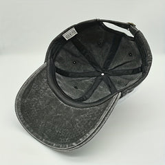Dog Mom Print Washed Baseball Cap Dad Hat Peaked Cap