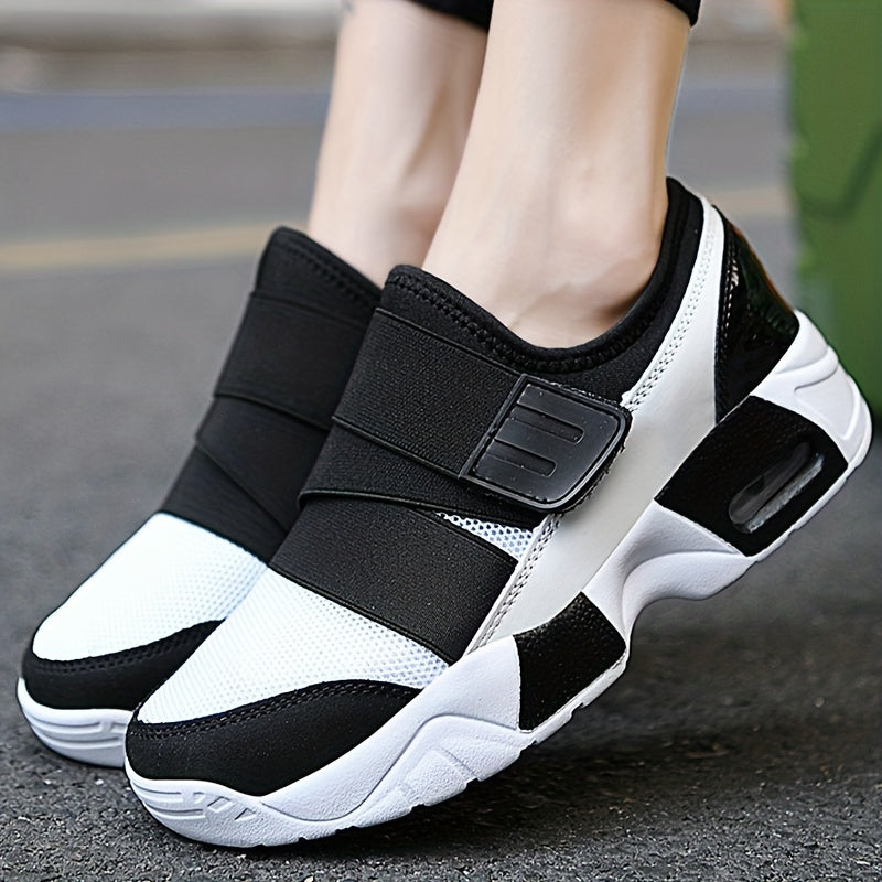 Women's Air Cushion Running Shoes with Hook & Loop Fastener