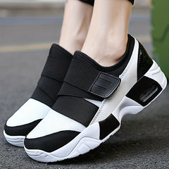 Women's Air Cushion Running Shoes with Hook & Loop Fastener