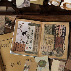 40 Chinese Style Famous Paintings Sticky Notes