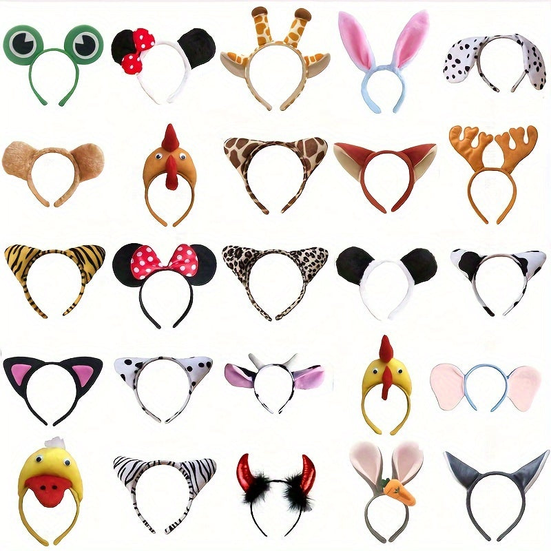 2pcs Animal Headband Safari Party Gift Wild Birthday Decoration