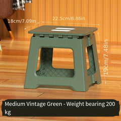 Durable Folding Stool Non Slip Surface Home Travel Outdoor