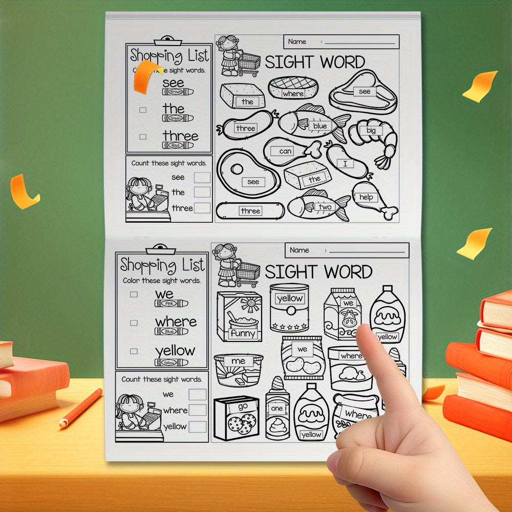 Sight Word Shop Workbook for Preschool Kindergarten First Grade