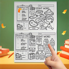 Sight Word Shop Workbook for Preschool Kindergarten First Grade