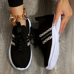 Women's Mesh Breathable Running Shoes - Comfortable Sports Shoes