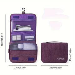 Travel Makeup Storage Bag Hanging Utility Bag for Wet Dry Separation
