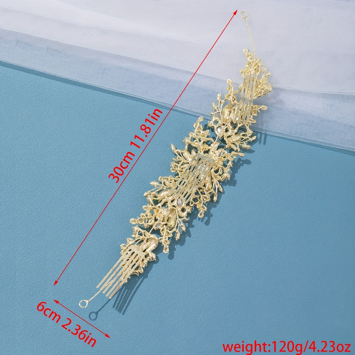 Girl's Rhinestone Flower Hair Comb Princess Evening Dress Accessory
