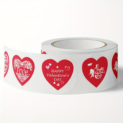500pcs Red Love Birthday Thank You Sealing Sticker