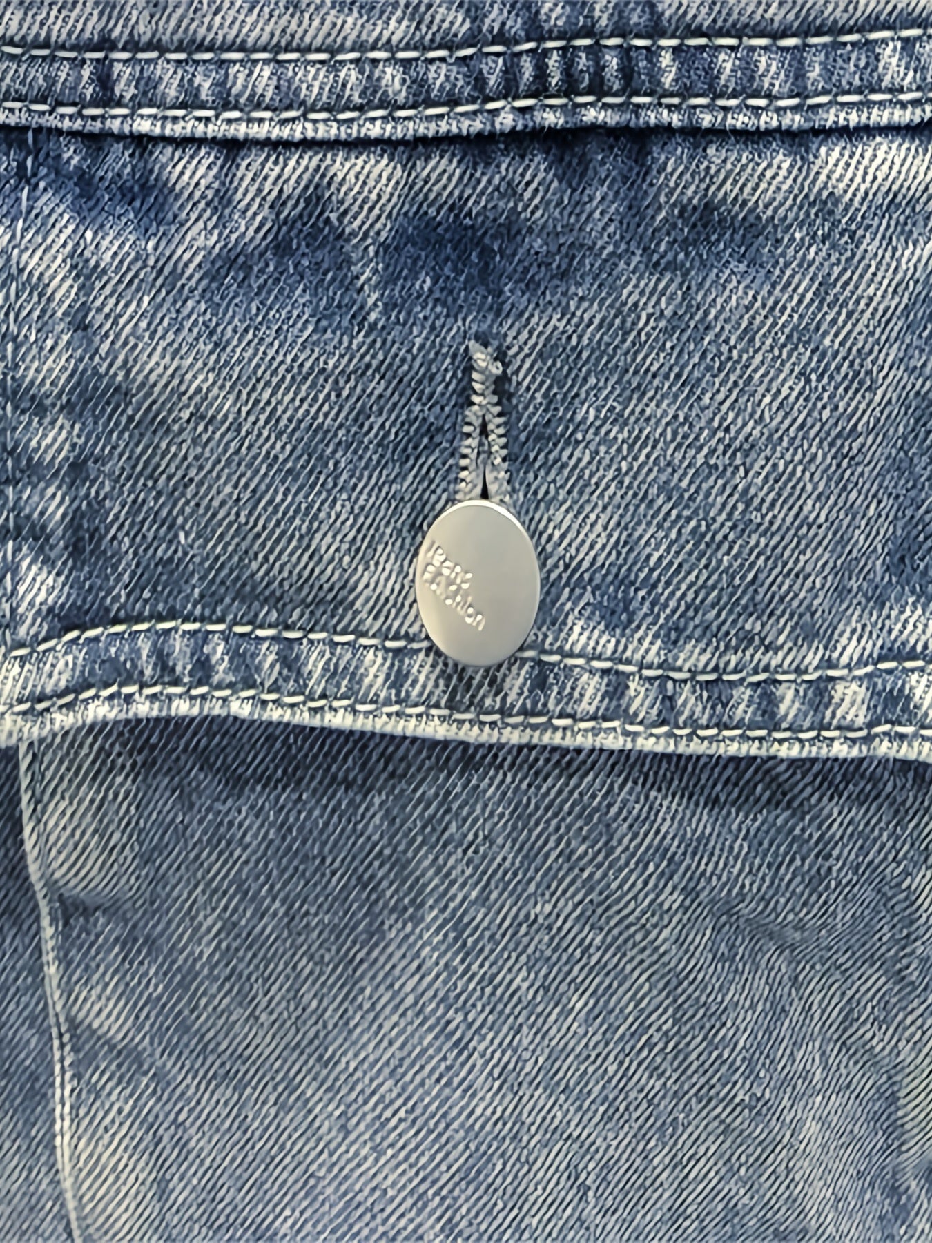 Men's Stylish Light Denim Vest With Pockets
