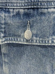 Men's Stylish Light Denim Vest With Pockets