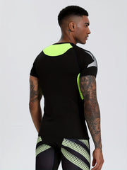 2pcs Men's Quick Dry Sports T Shirts Compression & Moisture Wicking