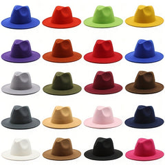 Y2K British Cowboy Hat Lightweight Sun Jazz Fedora Cap