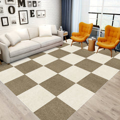 30pcs Carpet Floor Tiles Adhesive Stickers DIY Square Area Rug Carpet Tiles