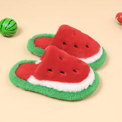 Watermelon Slippers For Baby Girls Non Slip Closed Toe Slippers