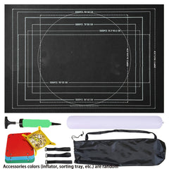 CELEMELA Felt Puzzle Mat 26x46 Inch for 1500 3000pcs Jigsaw Puzzles