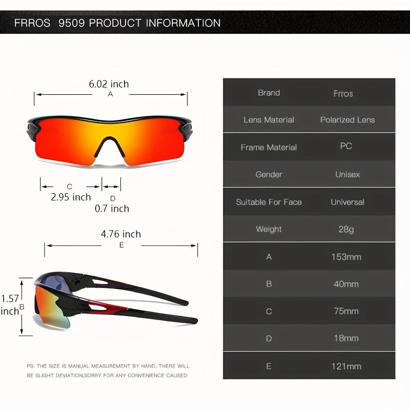 FRROS Polarized Sunglasses Men Women 10 Colors F9509