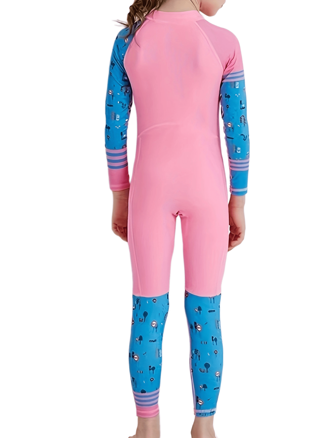 Girl's Clash One piece Swimsuit Long Sleeve Surfing Suit