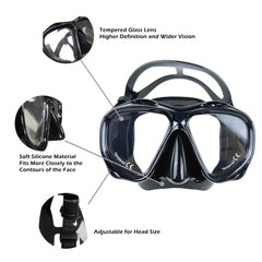 Anti Fog Diving Mask for Adults Scuba Swim Snorkeling Goggles