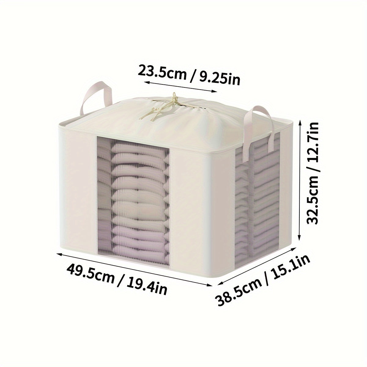 Large Capacity Waterproof Storage Bag with Partition