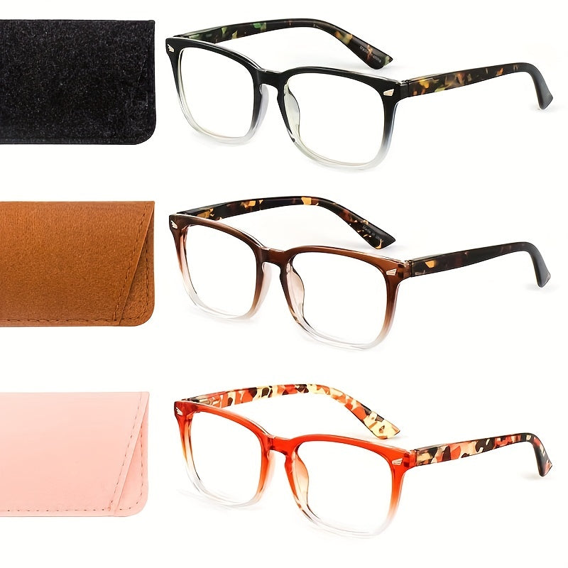 Classic Square Frame Anti Light Glasses Retro Glasses