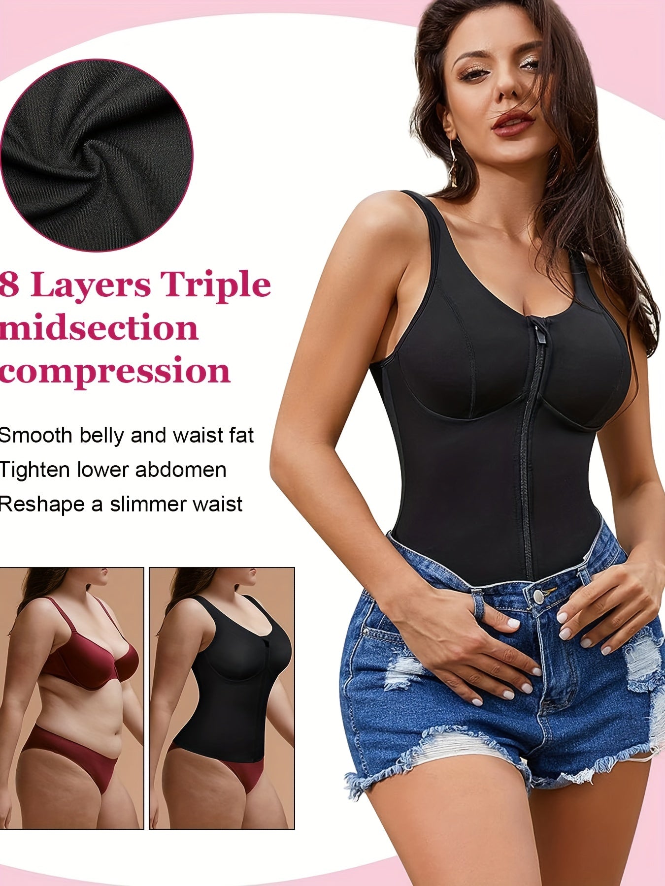 Women's Compression Tank Tops Tummy Control Camisole