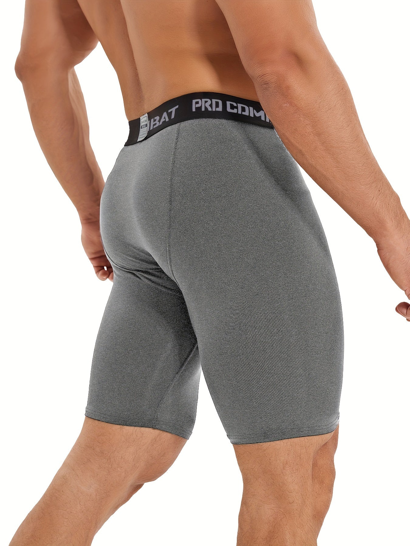 Men's Compression Sports Boxers Athletic Shorts