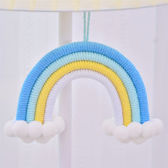 Handcrafted Rainbow Tassel Pendant Tapestry