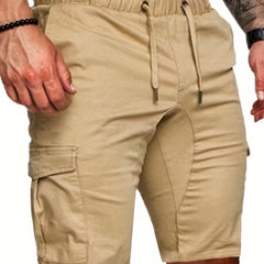 Men's Cotton Cargo Shorts for Summer Activities