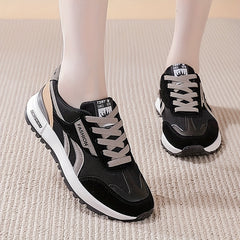Women's Colorblock Sports Shoes Mesh Breathable Running Sneakers
